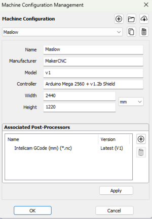 Maslow vcarve config - intelicam post processor.png